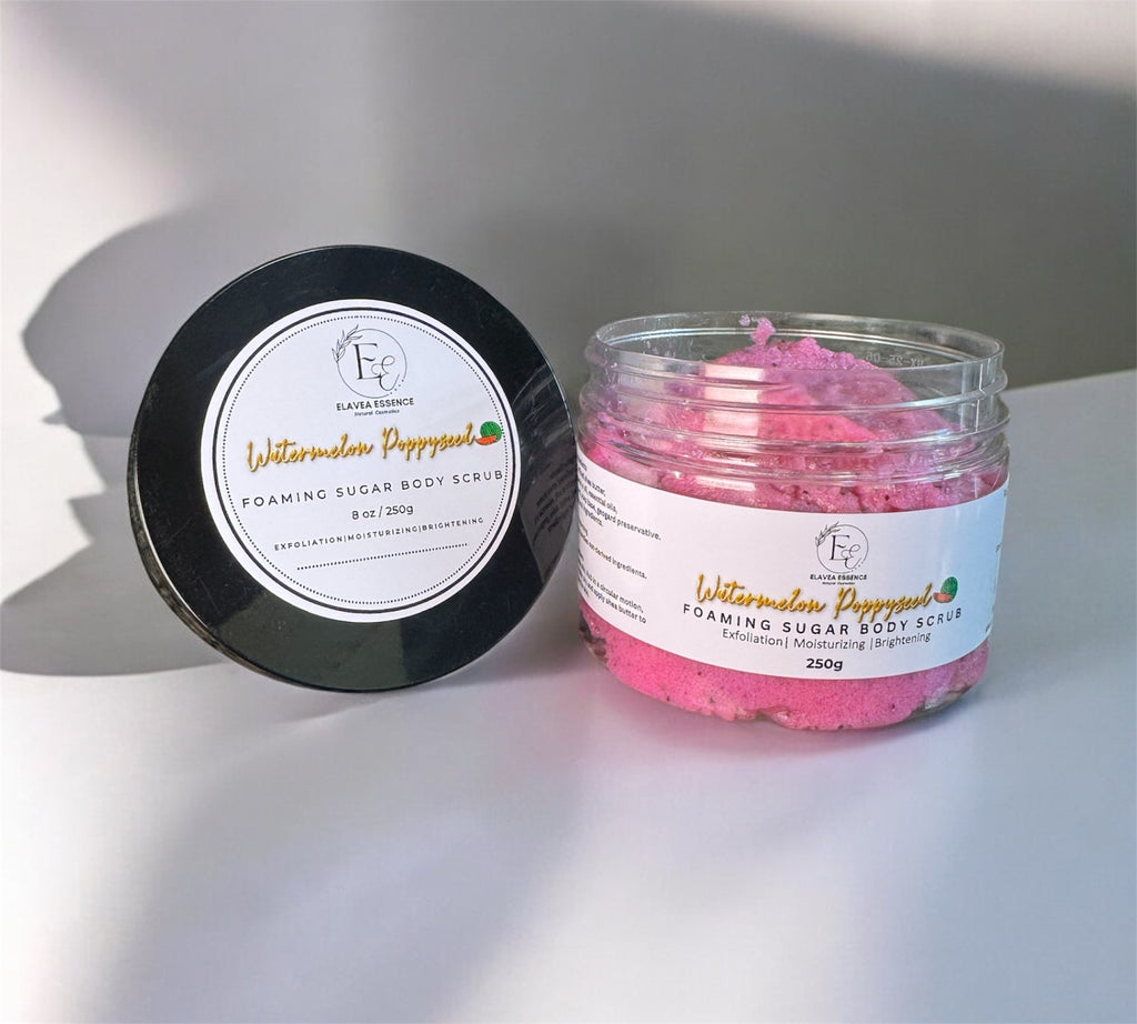 Watermelon Poppyseed Foaming Body Scrub