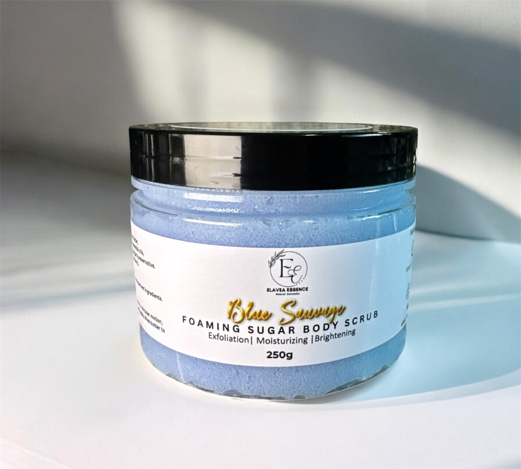 Blue Sauvage Foaming Body Scrub