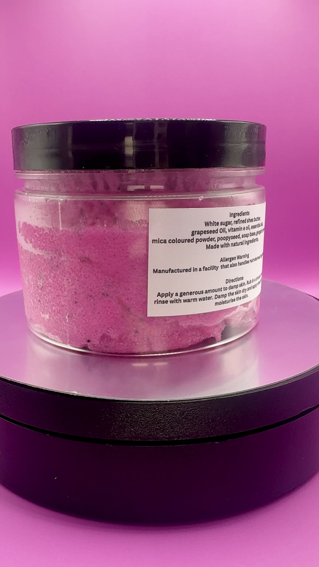 Watermelon Poppyseed Foaming Body Scrub